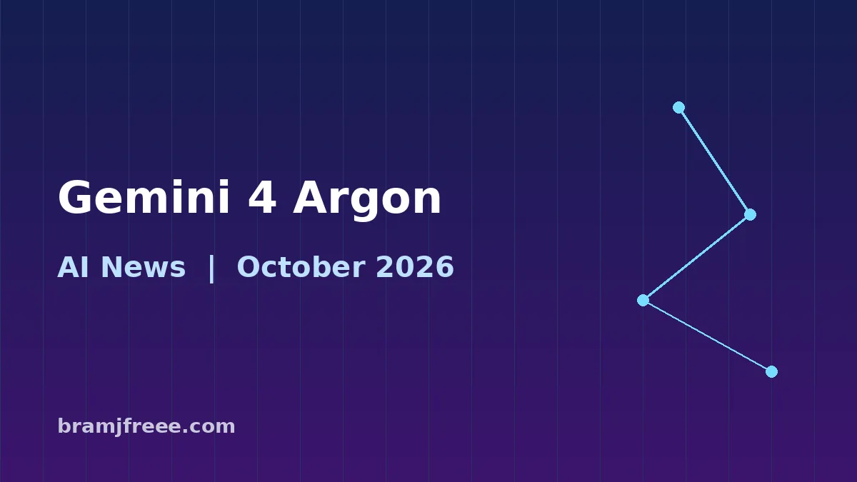 Gemini 4 Argon نموذج جوجل الجديد