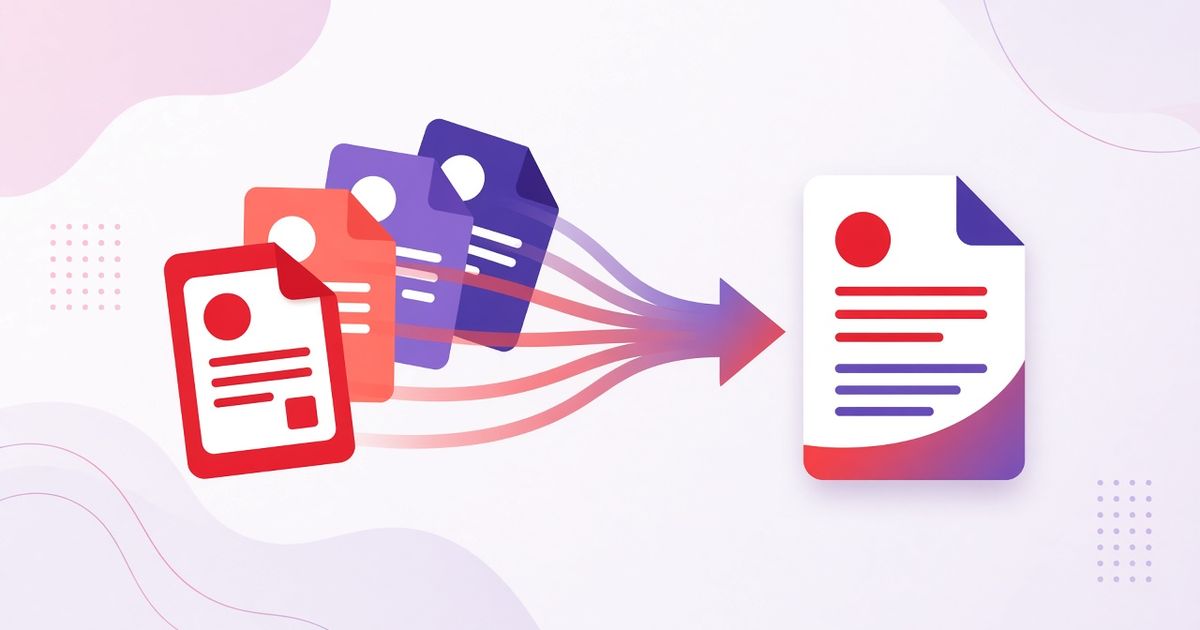 دمج عدة ملفات PDF في ملف واحد مجانا
