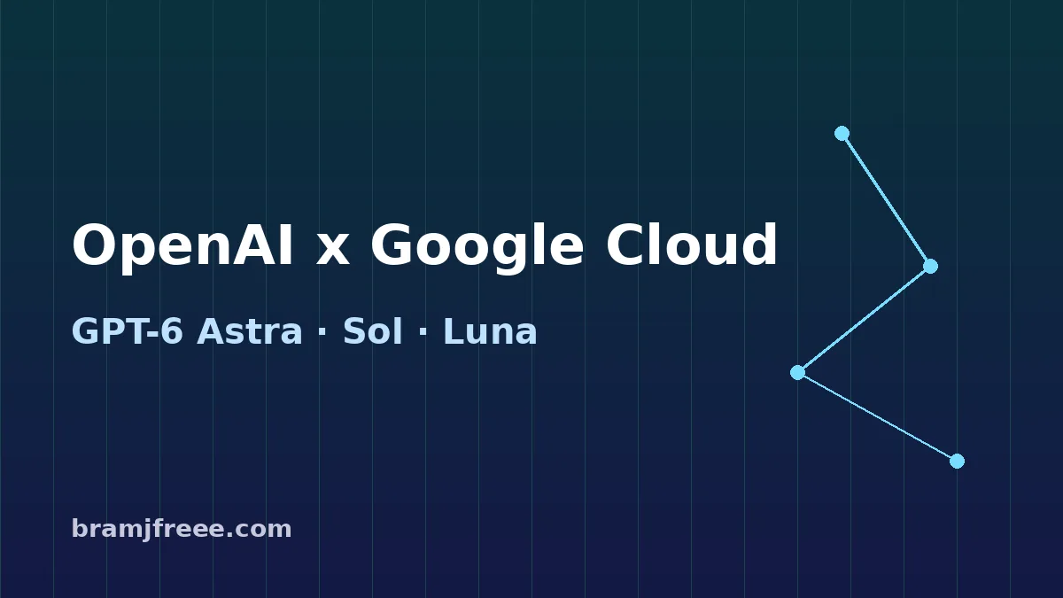 OpenAI على Google Cloud شراكة GPT-6